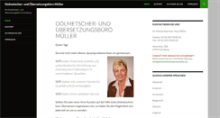 Desktop Screenshot of dolmetscherbueromueller.de